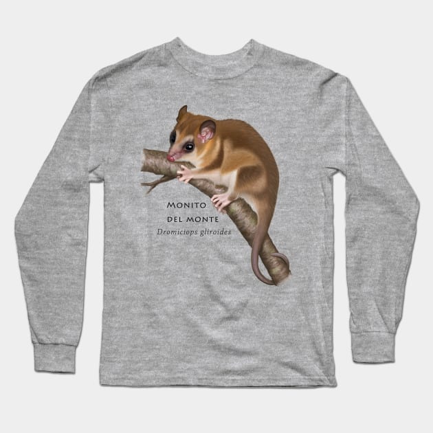 colocolo opossum Long Sleeve T-Shirt by uialwen